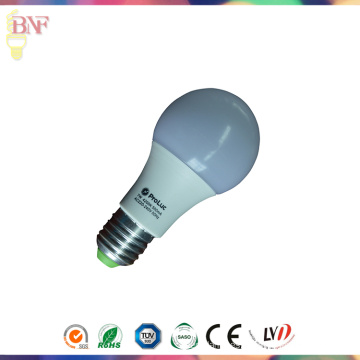 A60 5W / 7W Sensor Solar LED Bombilla para DC 12V / 24V